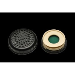 Masque à Gaz avec Inhalateur et Bouteille - Blanc et Noir