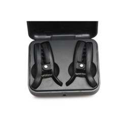 Pinze Vibranti per Capezzoli Dark Grip - Nero