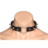 Collier ras du cou Cœur à Pointes - Noir