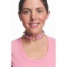 Gargantilha de Coração com Espinhos - Rosa