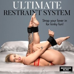 Белезници за китки и глезени - Черни