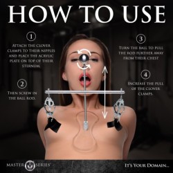 Brystvorteklemmer Smertetårnet - Sølv