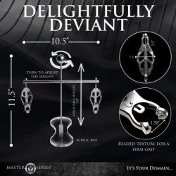 Nippelklemmen Turm des Schmerzes - Silber