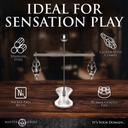 Pinças para Mamilos Torre da Dor - Prata