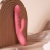 Svakom - Vibrador Coelho com Empurrão Avery - Rosa Morango