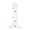 Blossom Bliss - Dildo Medio con Fiori Azzurri