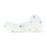 Blossom Bliss - Dildo Médio com Flores Azuis