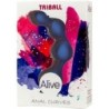 Triball Boules Anales Silicone Bleu 15 Cm