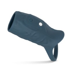 Capa vibratória para pénis - Azul