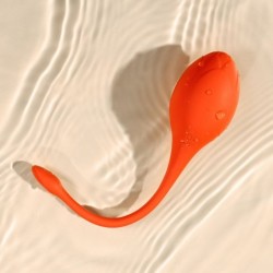 Vibrador de huevo LILI controlado por app Naranja