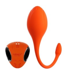 Vibrator za jaje LILI s upravljanjem putem aplikacije Narančasta