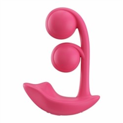Bolas Gemelas Clítoris y Punto G con Control por App y Sensor de Presión Melódico