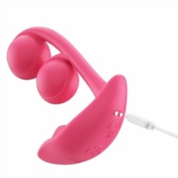 Palline Gemelle Clitoride e Punto G con Controllo tramite App e Sensore di Pressione Melodico