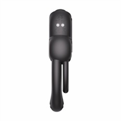 App-controlled dual vibrating cock and clit ring
