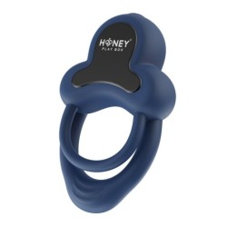 Anillo vibrador doble para pene y clítoris controlado por app