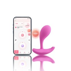 OLY 2 Vibromasseur portable pour clitoris et point G avec application - Rose