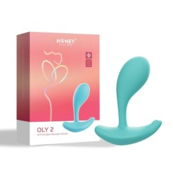 Vibromasseur point G OLY 2 avec application - Turquoise