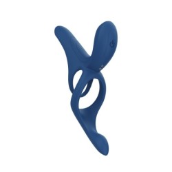 Vibrador per a parelles amb control per aplicació Pleasure Pivot Blau