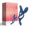 Vibrator za pare z upravljanjem preko aplikacije Pleasure Pivot Modre barve