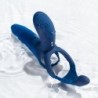 Vibrator za pare z upravljanjem preko aplikacije Pleasure Pivot Modre barve