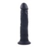 Vibračný dildo Black Thunder - 25 cm