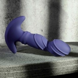 Vibrador de próstata com anel - 16,5 cm