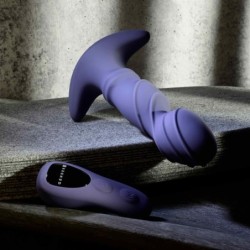 Vibrador de próstata com anel - 16,5 cm