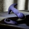Vibrador de próstata com anel - 16,5 cm