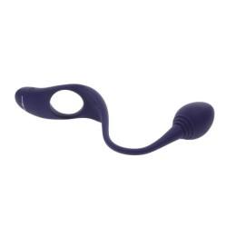 Zero Tolerance - Inel vibrator pentru penis de la vârf la bază cu plug anal