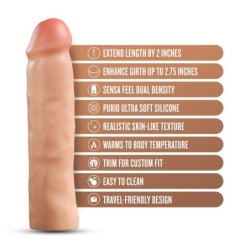 Performance Plus Tenacity Extensor de Pene de Silicona - 5 cm