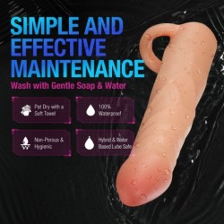 Extensor de penis de silicona Performance Plus - 6,3 cm