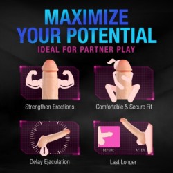 Performance Plus Thrive Extensor de Pene de Silicona - 6,3 cm