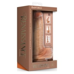Renaissance DaVinci Dildo com Prepúcio Deslizante - 20 cm