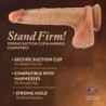 Renaissance DaVinci Dildo com Prepúcio Deslizante - 20 cm