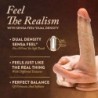 Renaissance DaVinci Dildo con Prepucio Deslizante - 20 cm