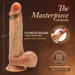 Dildo z Odciąganym Napletkiem Renaissance Raphael - 24 cm