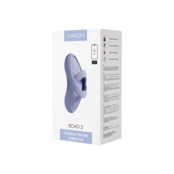 Svakom - Fingervibrator Echo 2 - Himmelsblå