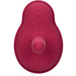 Rider Dubbelmotor Massager Fjärrkontroll Röd
