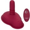 Rider Dubbele Motor Vibrator met Afstandsbediening Rood
