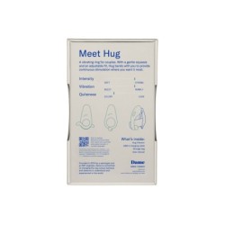 Állítható péniszgyűrű Hug - Acél Szürke