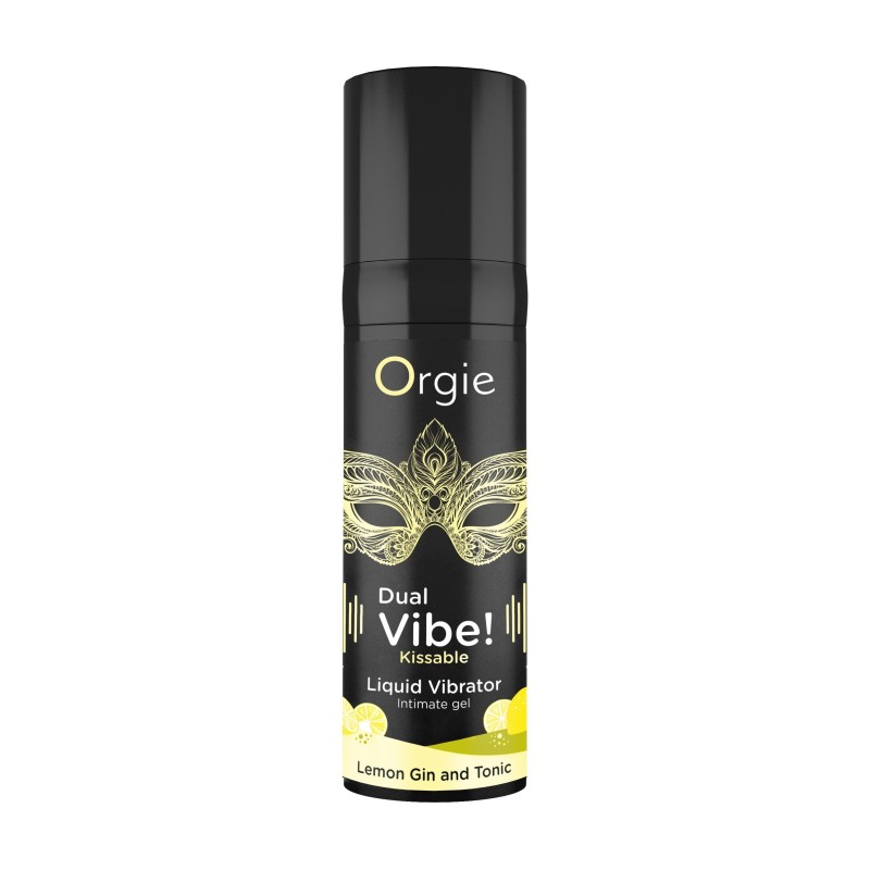 Orgie - Vibrator Lichid cu Vibrație Dublă Lămâie Gin & Tonic