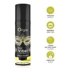 Orgie - Vibrador Líquido de Doble Vibración Limón Gin & Tonic