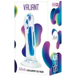 Valiant Realistisk Gennemsigtig Penis 16 Cm