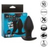 Rock Bottom Perfect Plug Anale 10 Vibrazioni Silicone Nero