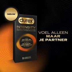 Durex - Condones Intensity - 5 unidades