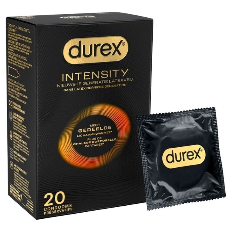 Durex - Prezervatyvai Intensity - 20 vienetų