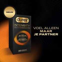 Durex - Prezervatyvai Intensity - 20 vienetų