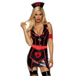 Naughty Vinyl Nurse Costume S