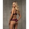 Set reggiseno 2 pezzi Tulia - Nero/Rosa L/XL