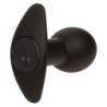 Plug Anal Rock Bottom 10 Vibrations Silicone Noir